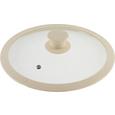 Deckel Marmor Creme - Creme, ROMANTIK / LANDHAUS, Glas/Kunststoff (24cm) - Premium Living Deckel Marmor Creme - Creme, ROMANTIK / LANDHAUS, Glas/Kunststoff (24cm) - Premium Living