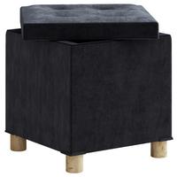 Sitzbox Sizos M Anthrazit mit Stauraum - Anthrazit/Braun, MODERN, Holzwerkstoff/Textil (38/40/38cm) - MID.YOU