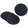 Untersetzerset Stoney in Schwarz 4-teilig - Schwarz, MODERN, Naturmaterialien/Kunststoff (10/0,5cm) - Zandiara Untersetzerset Stoney in Schwarz 4-teilig - Schwarz, MODERN, Naturmaterialien/Kunststoff (10/0,5cm) - Zandiara