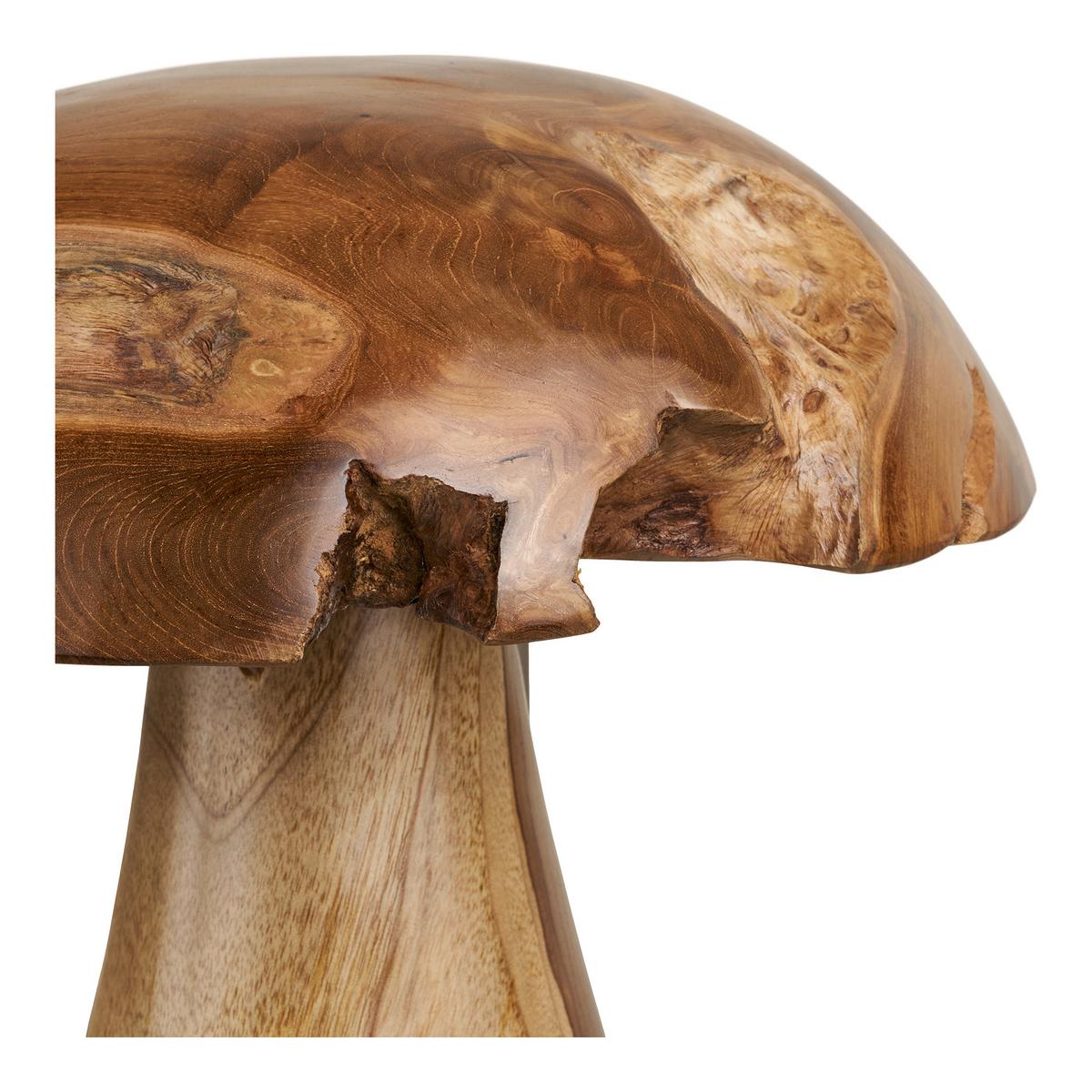 DEKOPILZ KODI DECORATION MUSHROOMS - Teakfarben, Basics, Holz