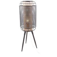 TISCHLEUCHTE 507901456X DENTON *SBN* - Weiss/Goldfarben, Design, Kunststoff/Metall (24/71cm) - Globo