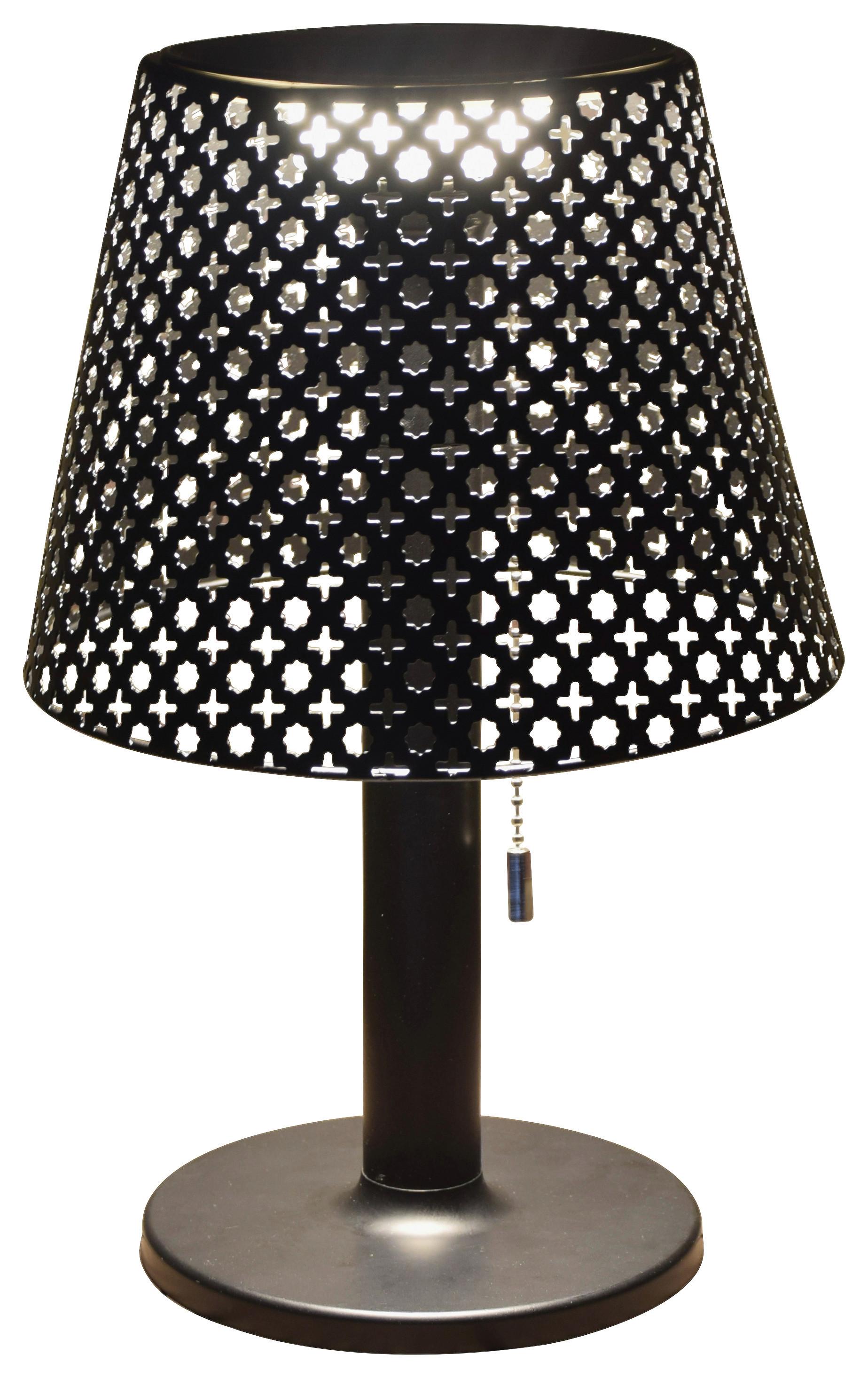 Lampă solară INO - negru, Modern, plastic/metal (21/35cm) - Modern Living