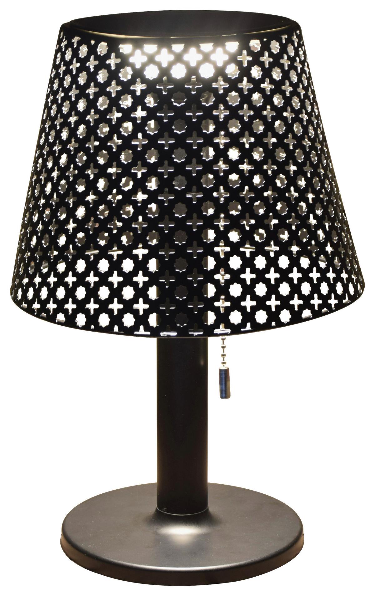 Lampă solară INO - negru, Modern, plastic/metal (21/35cm) - Modern Living