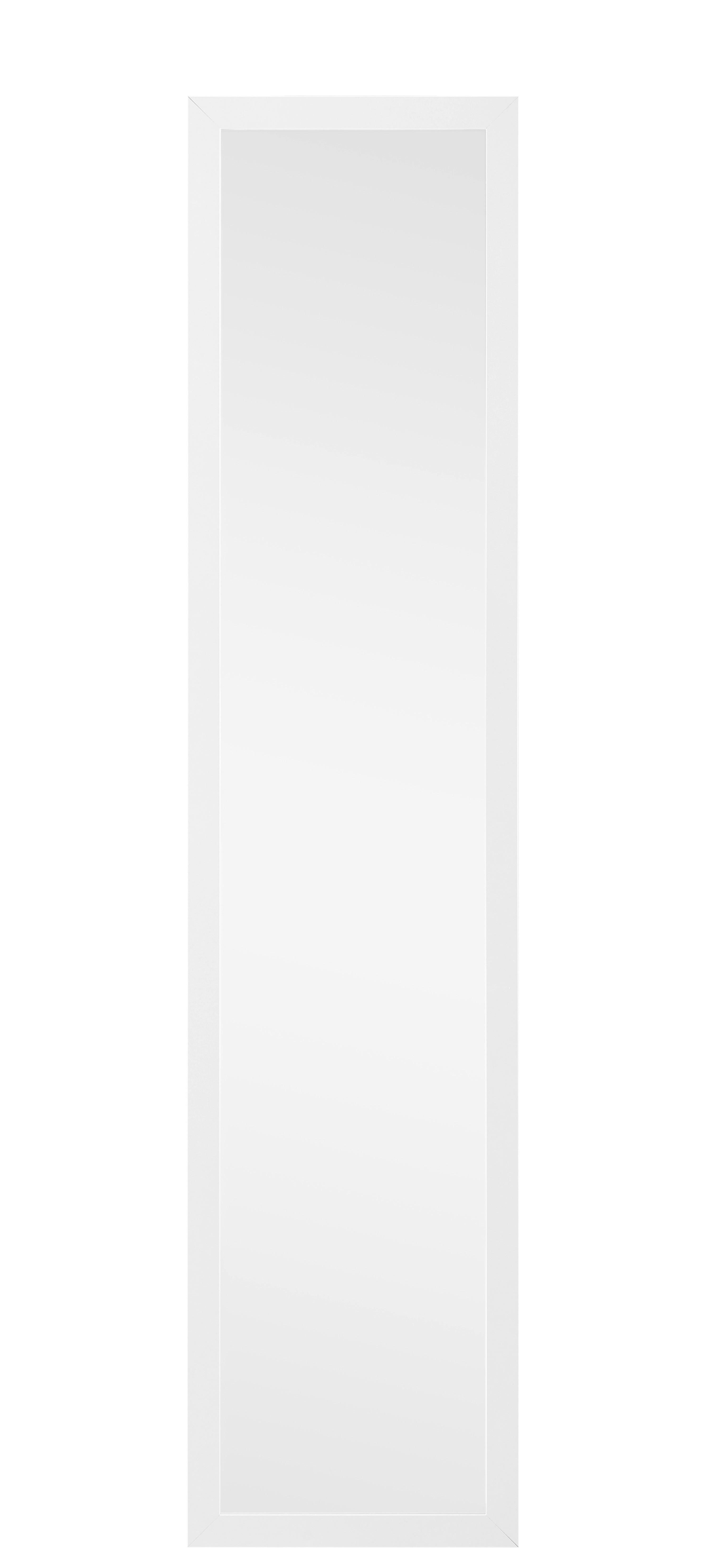 GOLVSPEGEL RIO WEIß -SB- - vit, Modern, trämaterial/glas (36/156/44cm) - Mömax