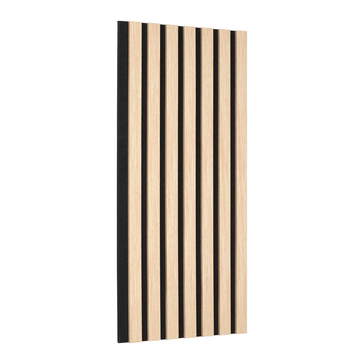 Akustikpaneel Ashley Eiche Bianco matt 4-teilig - Eiche Bianco, MODERN, Holz/Holzwerkstoff (60,5/28/1,2cm) - Based