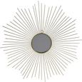 Wanddeko Sara Goldfarben - Goldfarben, Design, Metall (64cm)