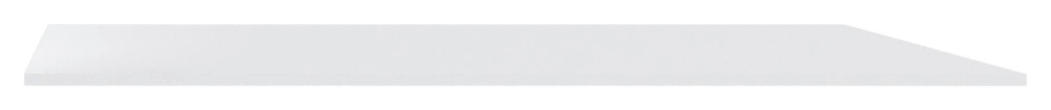 TOPPSKIVA UNIT-ELEMENTS -BASED- - vit högglans, Modern, trämaterial (137/42/1,6cm) - Based