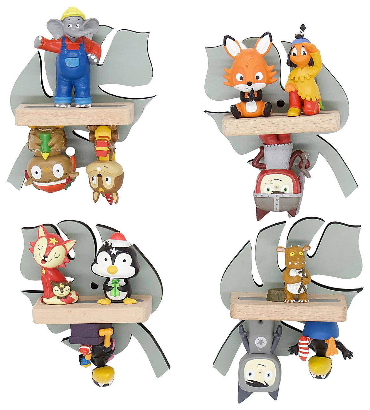 KINDERREGAL BOARTI - Grau, Modern, Holzwerkstoff (10/17/5cm) - MID.YOU