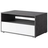 Couchtisch Narobi-II ca. 90x45x55 cm Anthr./Weiß - Anthrazit/Weiß, Trend, Holzwerkstoff/Kunststoff (90/45/55cm) - P & B