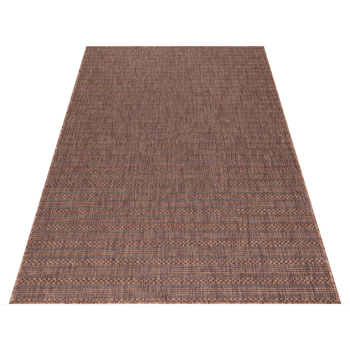 Preproga Za Zunanjo Uporabo Zagora, Rjava, 160x230cm - črna/rjava, Basics, tekstil (160/230cm) - Novel