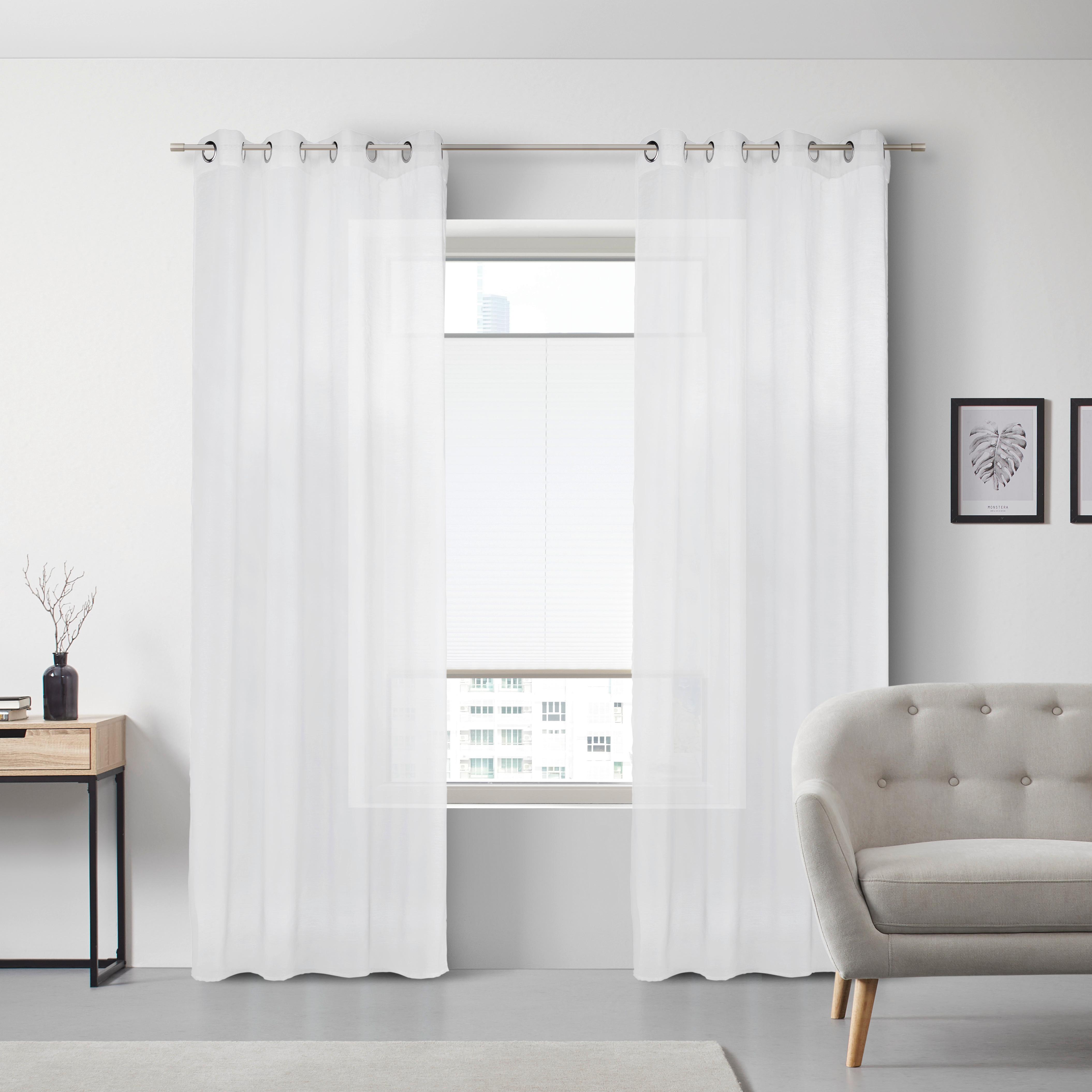 ÖLJETTLÄNGD DOLLY -AKT- - vit, textil (140/245cm) - Modern Living