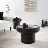 SOFFBORD GRADINO -TREND- - svart, Modern, trä (60/40cm) - Premium Living