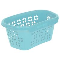 Wäschekorb Anton aus Kunststoff ca. 30,5l - Mintgrün, Kunststoff (57,5/38/26,5cm) - Modern Living