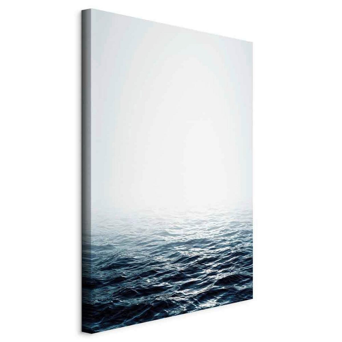 Slika Na Platnu Ocean Water - modra/svetlo siva, Basics, tekstil/leseni material (40/60/1.2cm) - artgeist