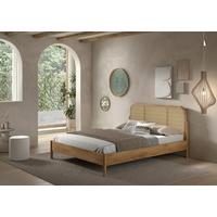 Bett Olive ca. 160x200 Eichefarben - Eichefarben, MODERN, Holz/Holzwerkstoff (160/200cm) - MID.YOU