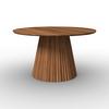 TABLE À MANGER ALLEGRA - couleur naturelle/couleur acacia, MODERN, bois (140/76cm) - Bessagi Home