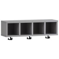 Wandregal Balto Grau - Grau, MODERN, Holzwerkstoff (60/200/17,6cm) - MID.YOU