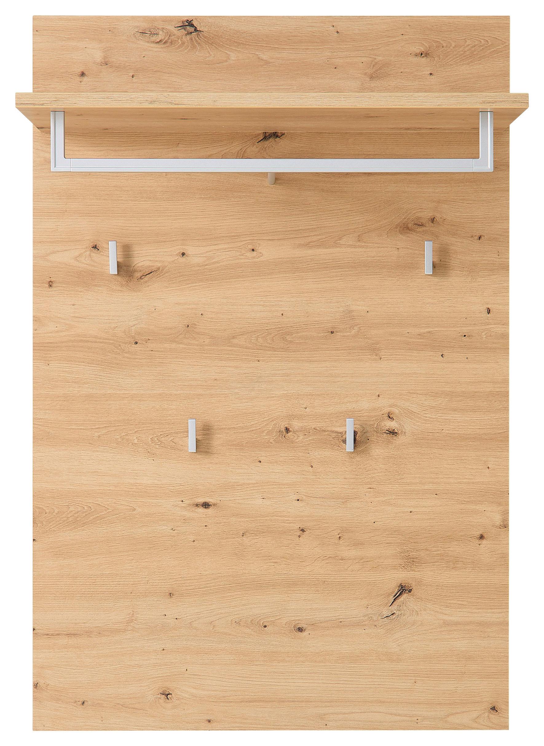 Garderobenpaneel Bari in Eiche Artisan - Eiche Artisan, Modern, Holzwerkstoff (78/117/30cm) - Premium Living