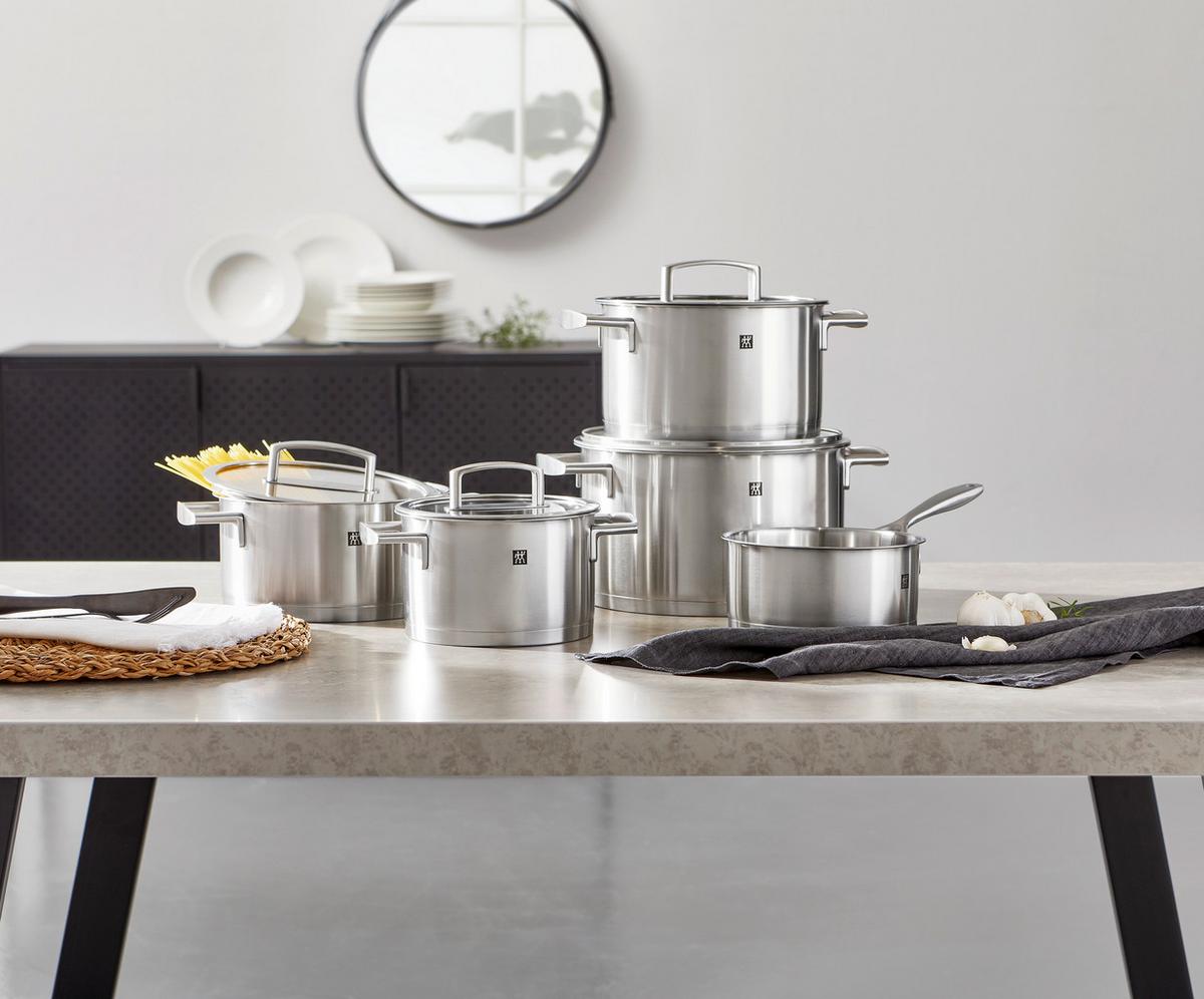 ZESTAW GARNKÓW 1006216 ZWILLING - kolor stalowy, Design, metal/szkło - Zwilling