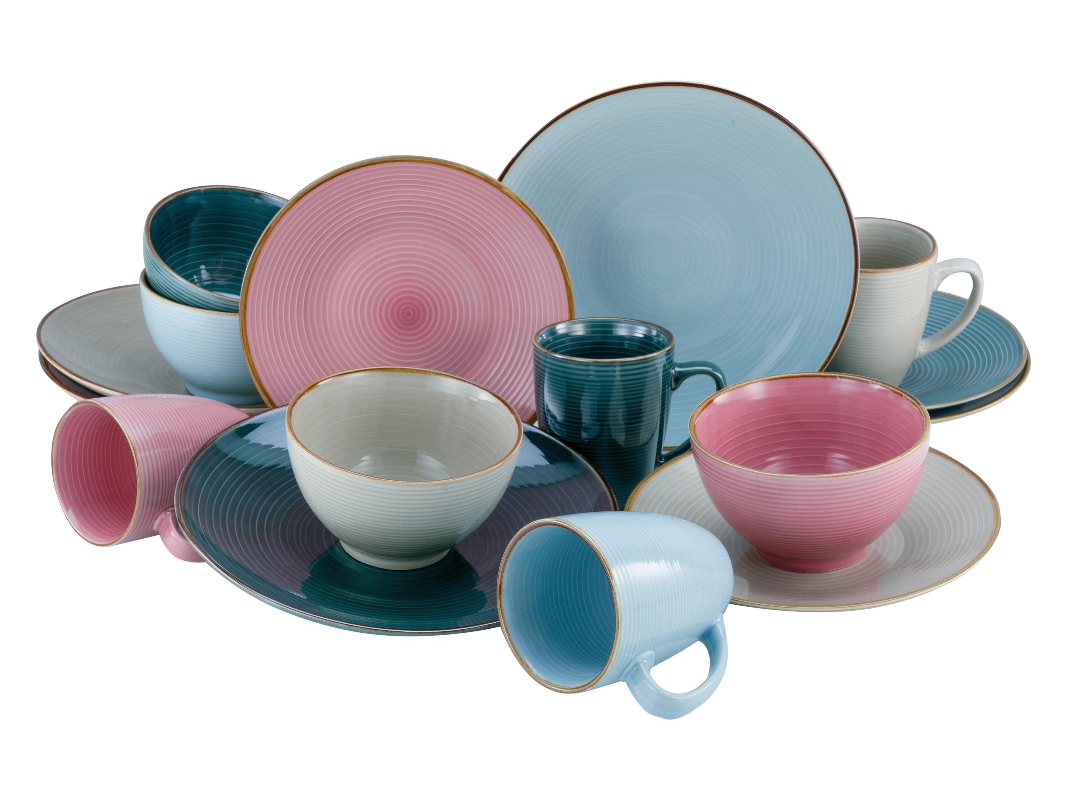 Kombinirani Servis Cosy Day, 16-Delni - večbarvno, Trend, kamen - Creatable