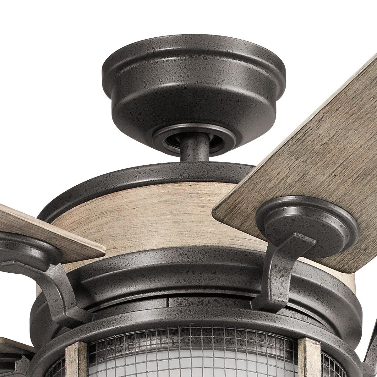 Stropni Ventilator Klf-Ahrendale-60-Avi - sivo-smeđa, Basics, staklo/metal (152/42cm)