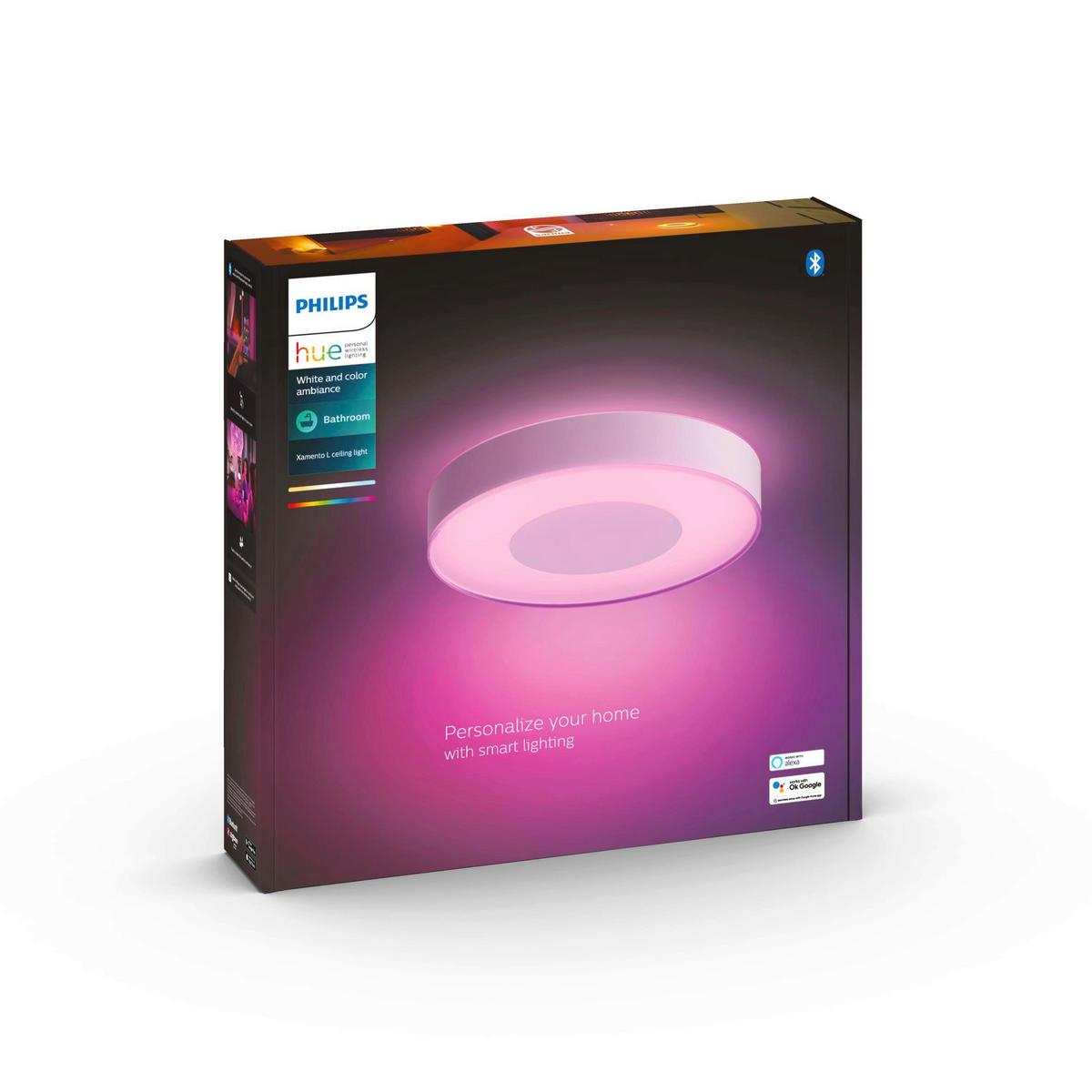LAMPA SUFITOWA LED 4116831P9 HUE WACA PHILIPS - biały, Design, tworzywo sztuczne/metal (42,5/8,4cm) - Philips HUE