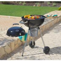 Gömbgrill Grillmax - fekete/ezüstszínű, műanyag/fém (71,5/124/58cm) - Modern Living