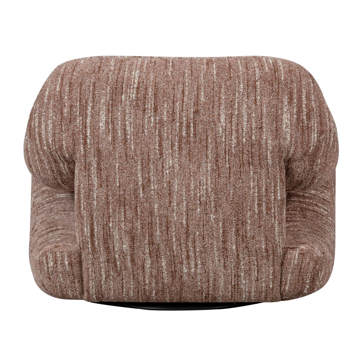 SESSEL Folke Altrosa B: 88cm - Altrosa/Schwarz, Design, Kunststoff/Textil (88/70/88cm) - Livetastic