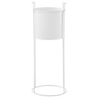 Virágállvány Trelleborg - fehér, Basics, fém (19/50cm) - Modern Living