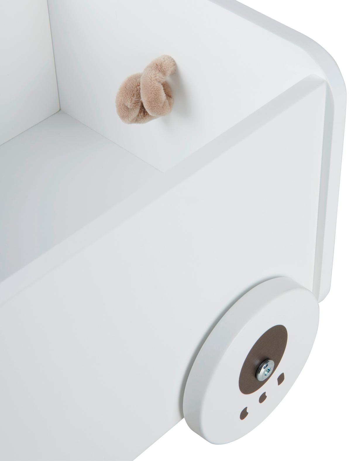 SAMOCHÓD DO CIĄGNIĘCIA HONEY - kremowy/biały, Basics, materiał drewnopochodny/tkanina (38/23/21,4cm) - My Baby Lou