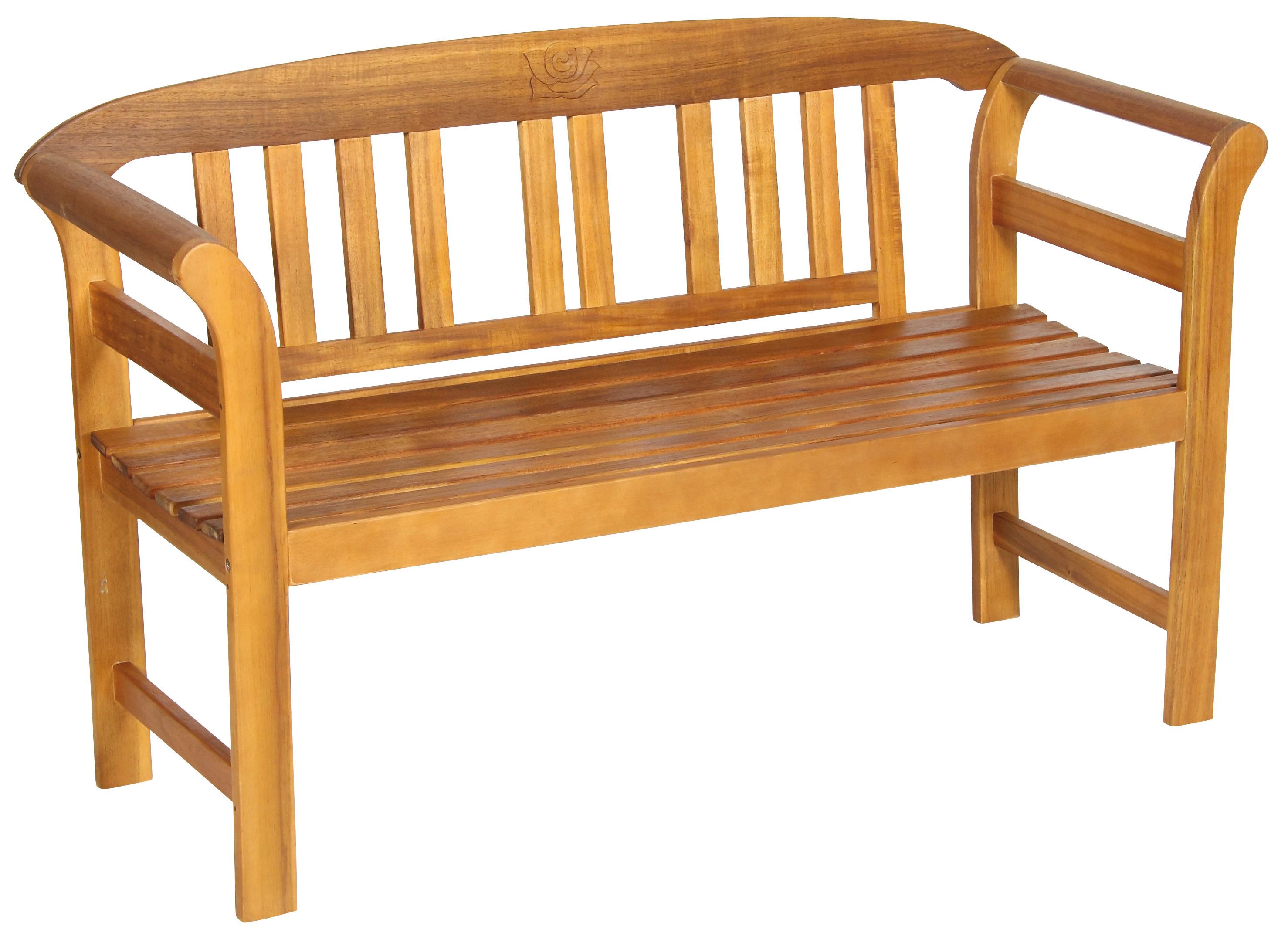Gartenbank Holz 2-Sitzer Batam - Akaziefarben, Basics, Holz (130/50/80cm) - Acamp