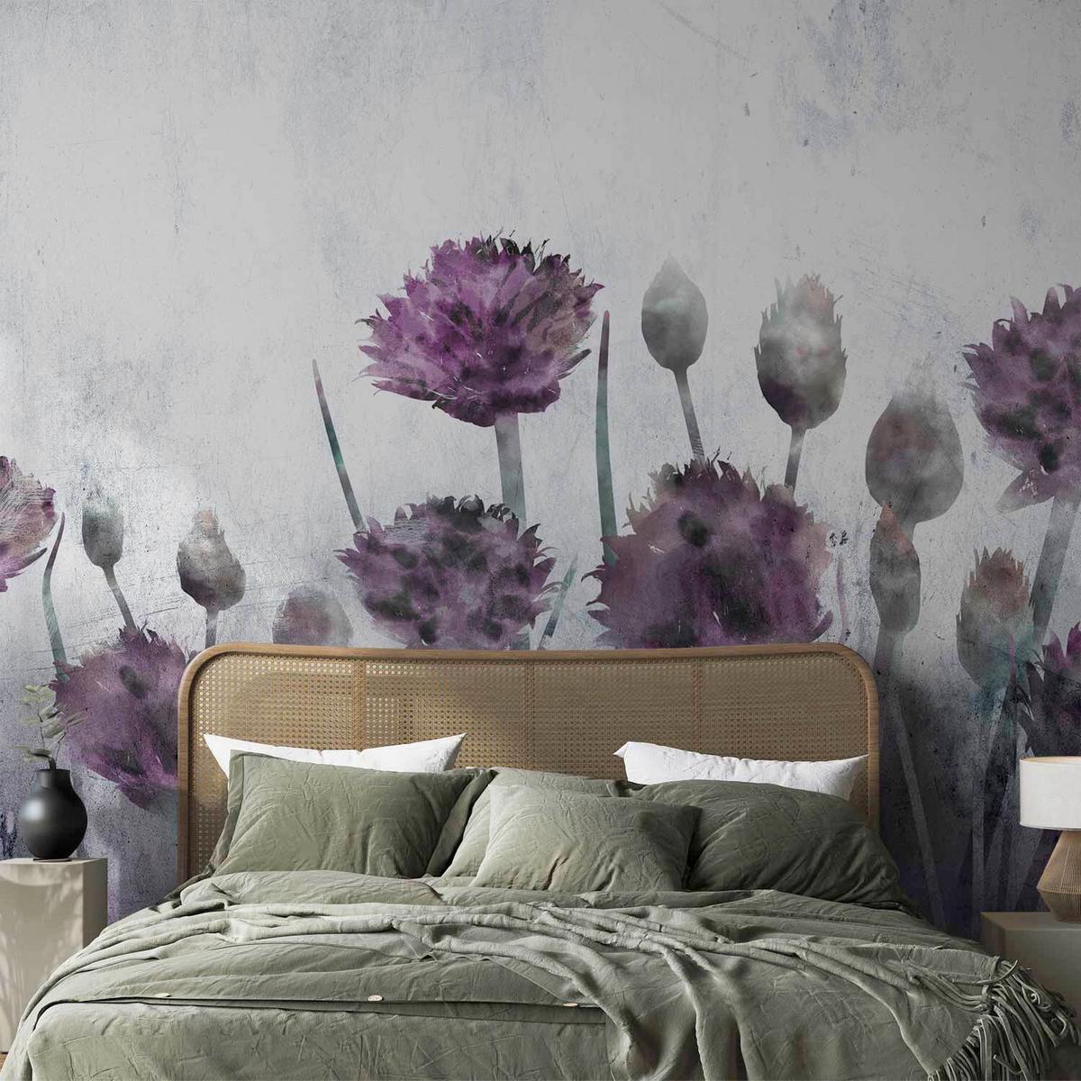 Fotótapéta Hde-Xlft2067 - ibolya/szürke, Lifestyle, textil (250/175cm) - artgeist