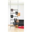 Cipőtároló Schureg - krómszínű/fekete, műanyag/fém (68/218-219cm) - MÖMAX modern living