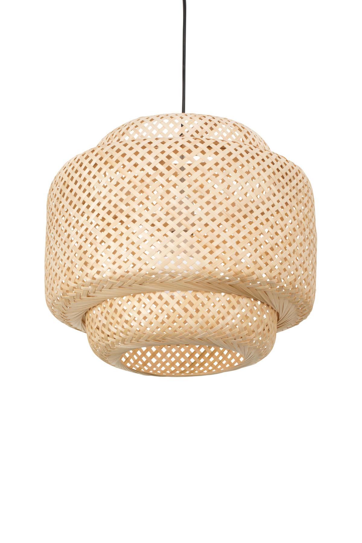 LAMPA WISZĄCA TWIST *SBM* - kolor naturalny, Lifestyle, drewno (40/150cm) - Marama