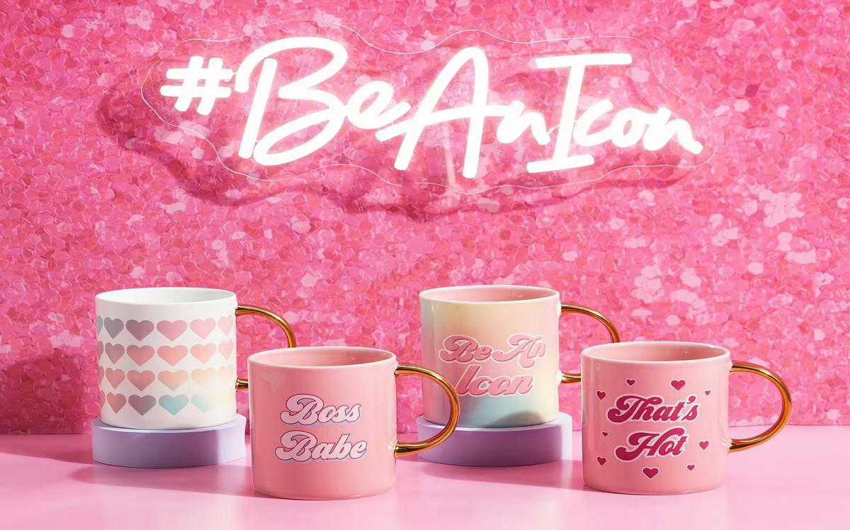 Skodelica Za Kavo Paris Hilton - pink, Design, keramika (9/13/11cm) - Paris Hilton