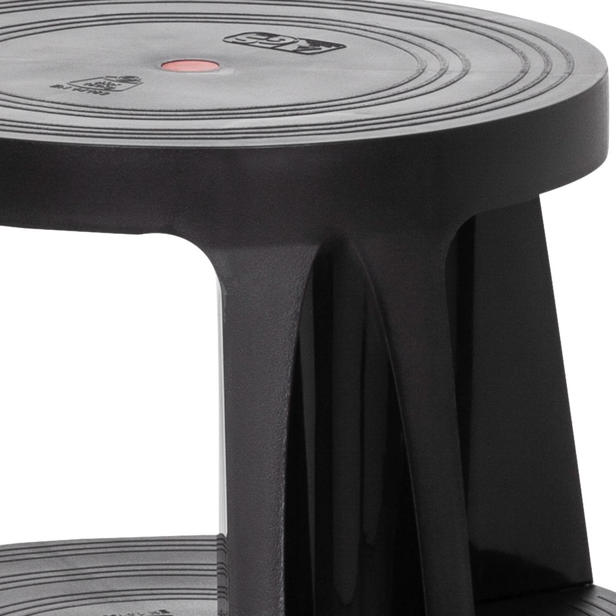 Pručka Tio-m I, Črna - črna, Moderno, umetna masa (48/43/48cm) - MID.YOU