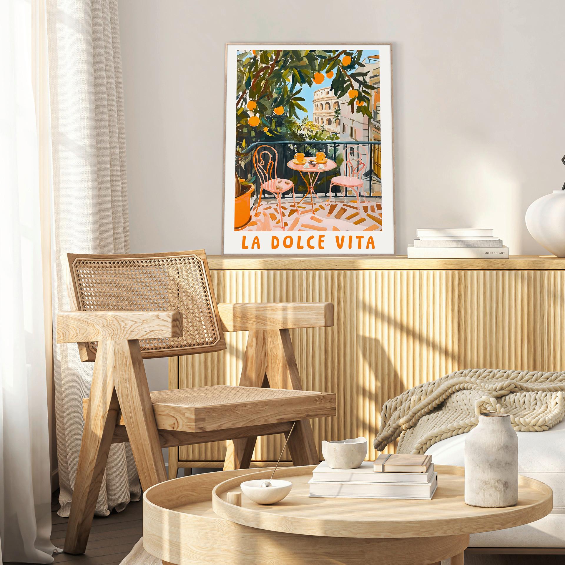 TAVLA ELENA - multicolor/ekfärgad, Klassisk, papper/trämaterial (50/70cm) - Mömax