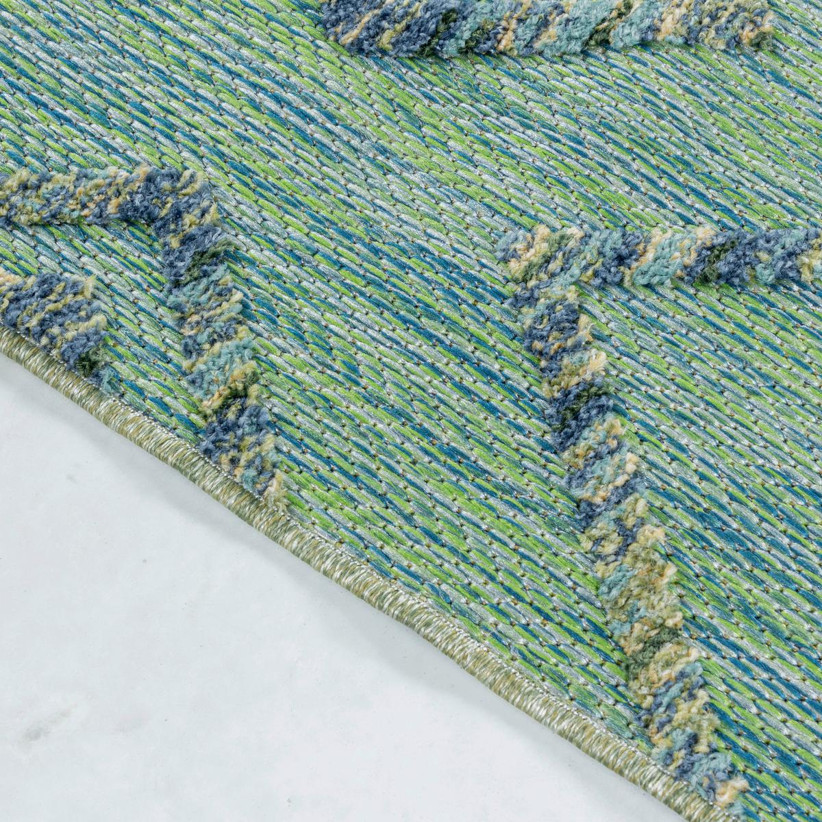 Läufer Bahama Grün ca. 80x250cm - Grün, Design, Textil (80/250cm) - Novel