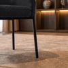 STOL MED ARMSTÖD CHLOE - svart, Modern, metall/textil (62/79/59,5cm) - Bessagi Home