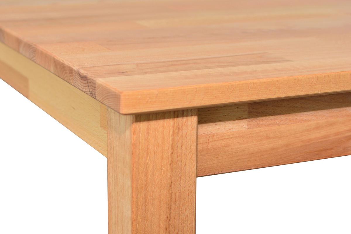 STÓŁ DO JADALNI BILLY - buk twardzielowy, Natur, drewno (80/80/75cm) - Livetastic