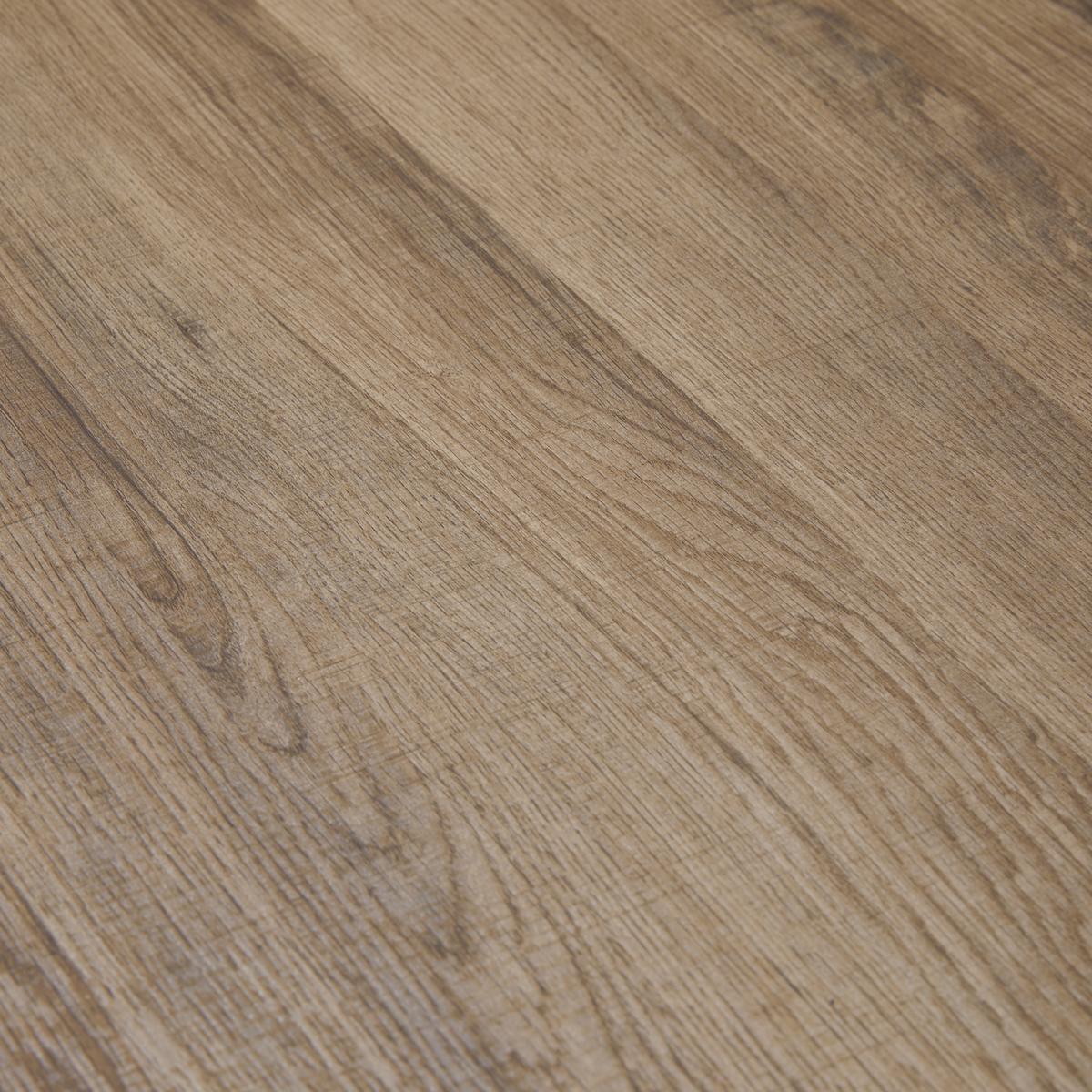 Esstisch in Teakfarben Gino ca.160x90cm - Schwarz/Teakfarben, Modern, Holz/Metall (160/90/76cm) - Bessagi Home