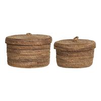 Korbset Desio Braun 2-teilig - Braun, Basics, Naturmaterialien