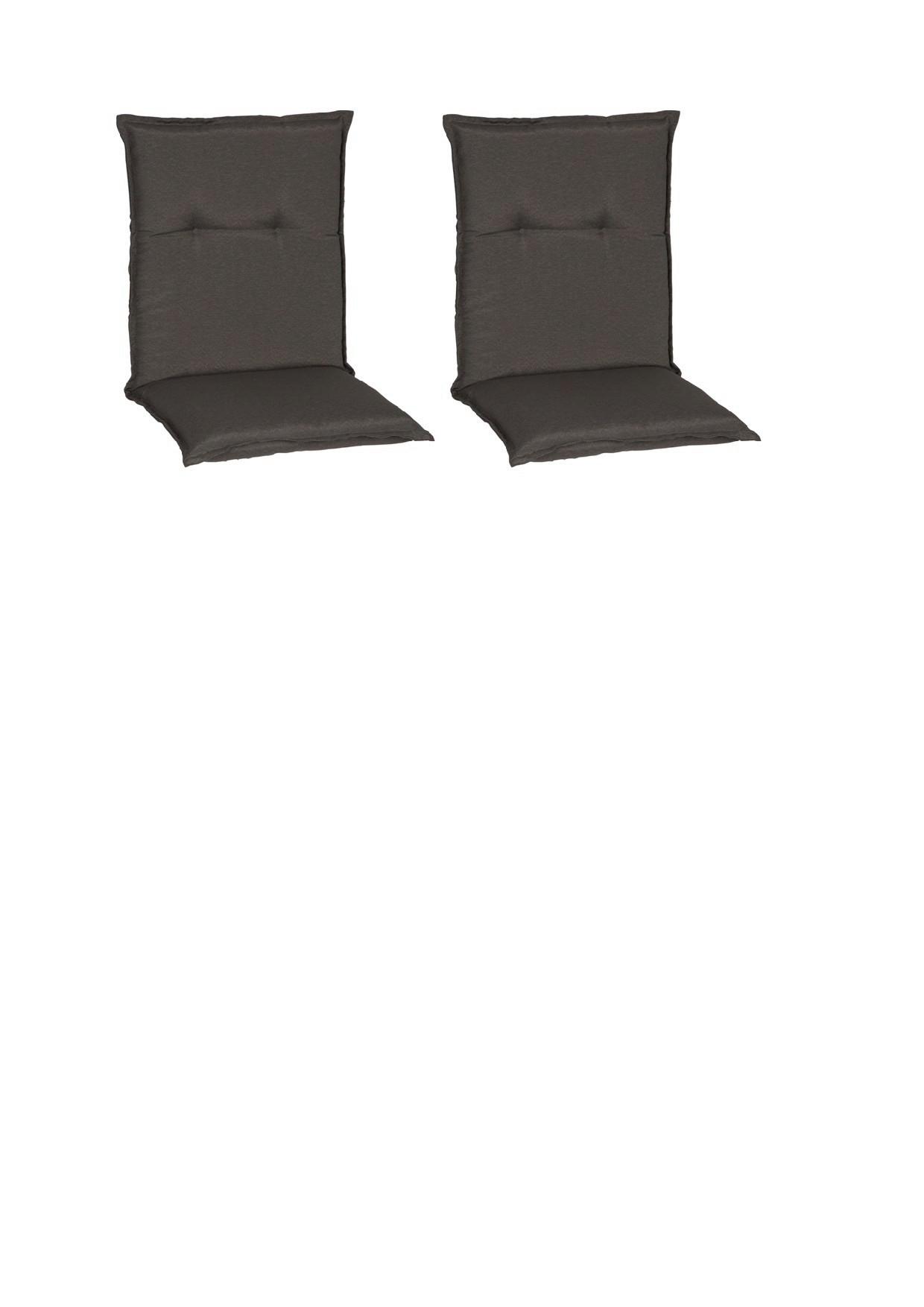 Sedežna Blazina Trier, 2-Delni Set, Temno Siva - temno siva, Basics, tekstil (98/46/8cm)