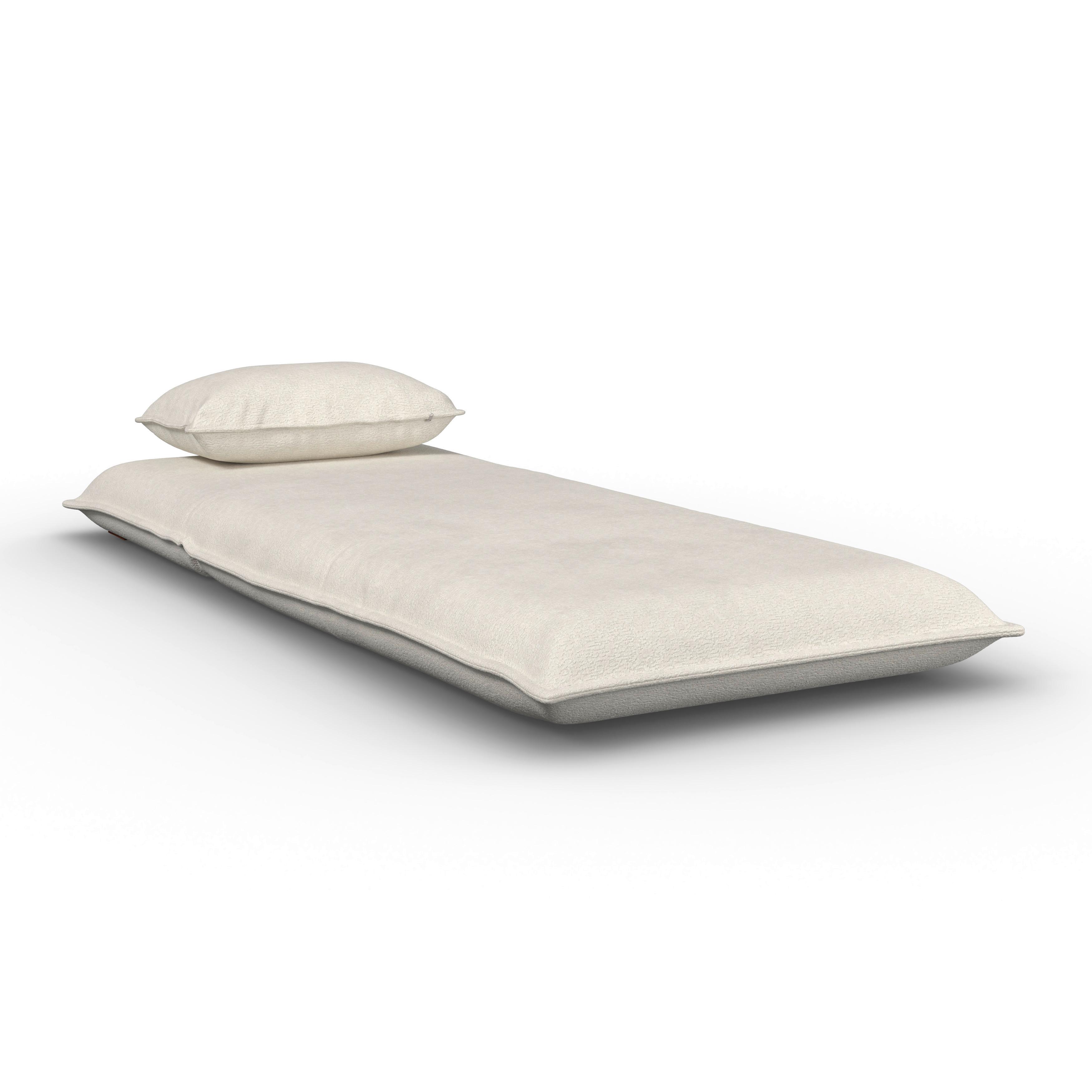 BÄDDFÅTÖLJ MACY - vit, Modern, metall/textil (83/70/84cm) - Bessagi Home