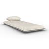 BÄDDFÅTÖLJ MACY - vit, Modern, metall/textil (83/70/84cm) - Bessagi Home