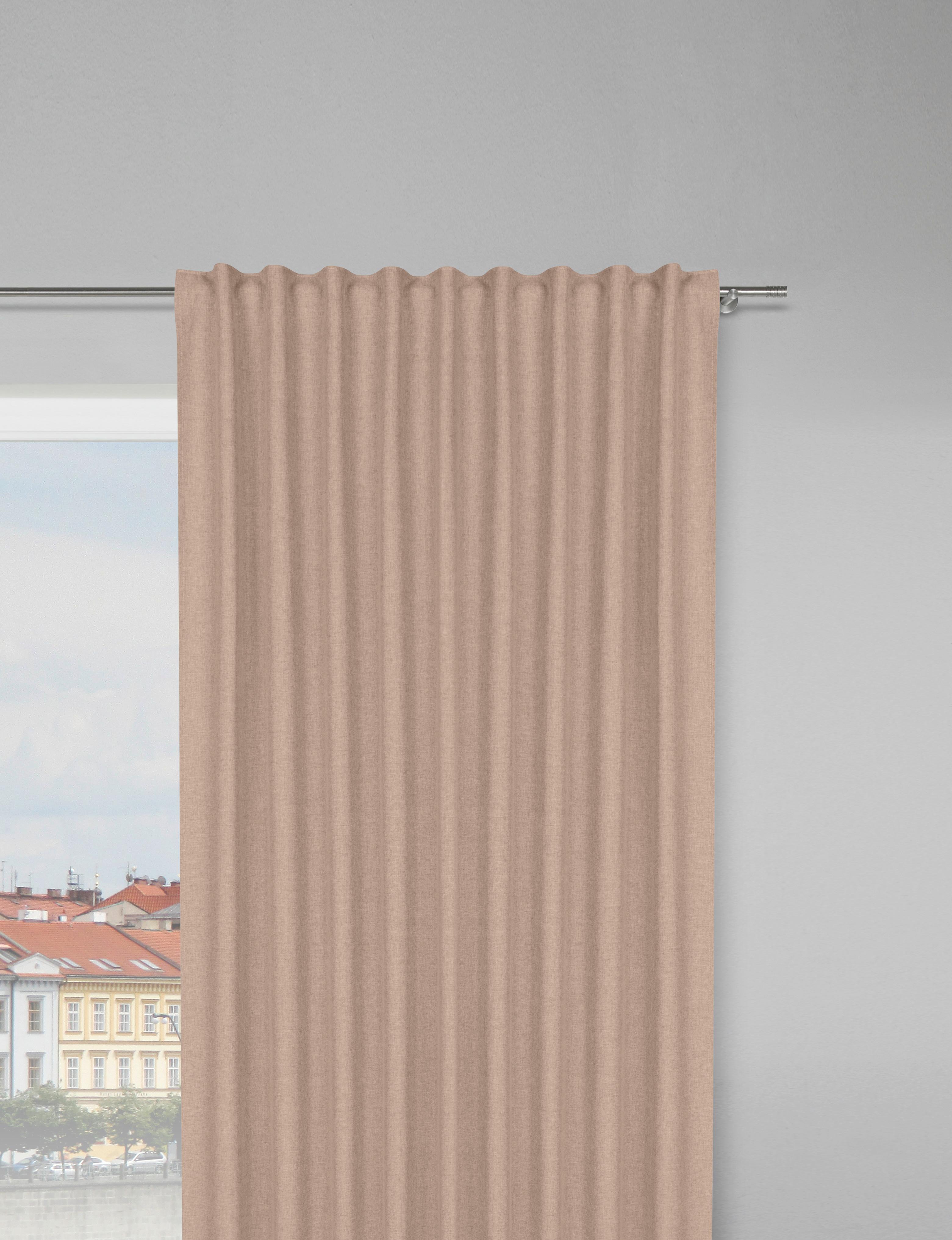 Fertigvorhang Ulrich Taupe ca. 135x245cm - Taupe, Textil (135/245cm) - Modern Living