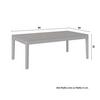 LOUNGEGRUPP EMILIA - beige/mörkgrå, Modern, metall/glas (168/75/73,5cm) - Mömax