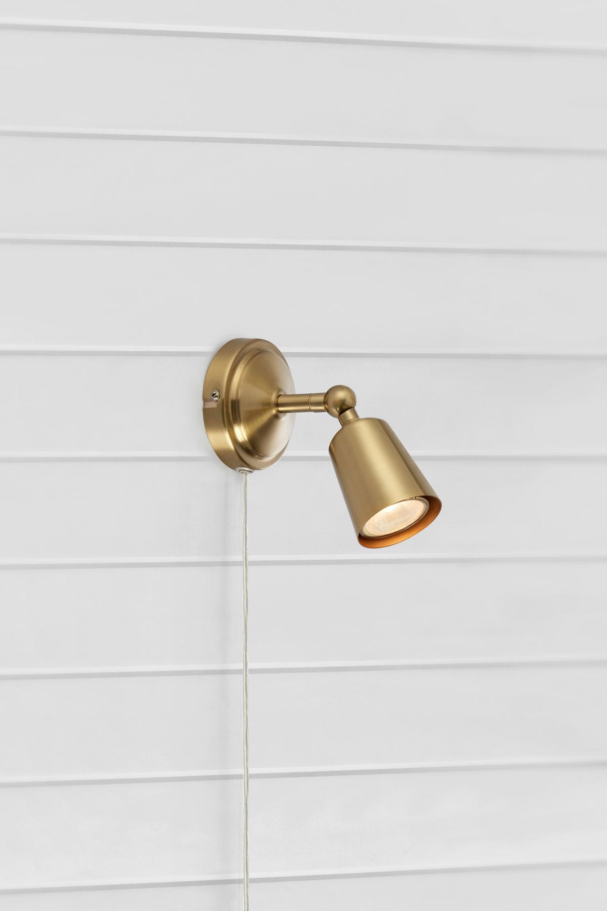 Wandleuchte Tiny Wall max. 7 Watt - Messingfarben, Design, Metall (15,5/9,5/11cm) - Markslöjd