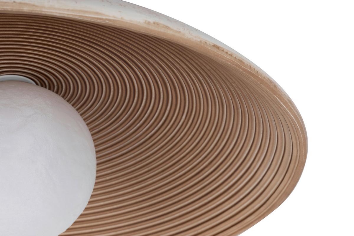 LAMPA SUFITOWA KALUA - brązowy, Design, tworzywo sztuczne/metal (35/11cm) - Collet's Monde