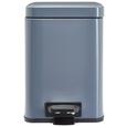 Treteimer Larissa Grau - Grau, ROMANTIK / LANDHAUS, Kunststoff/Metall (20/20/30,5cm) - Premium Living